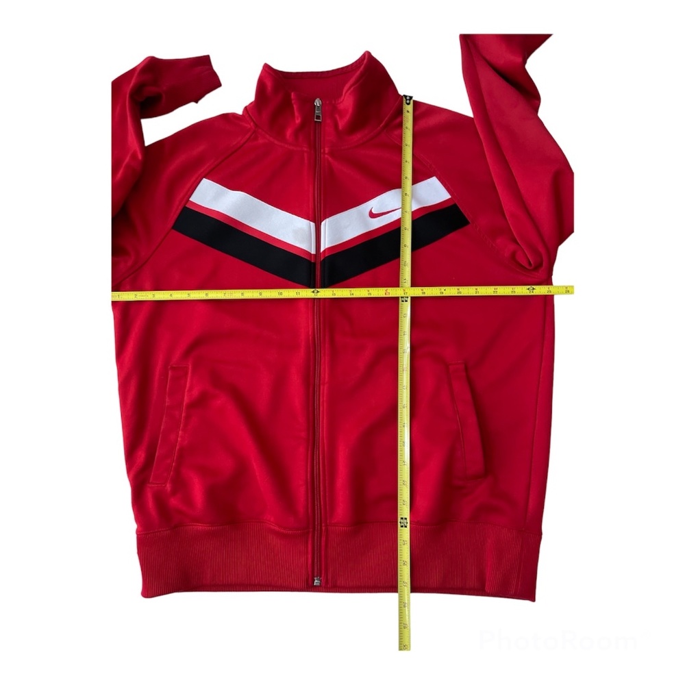 Vintage Y2L Jacket Nike Jacket Men's Size Large Red White and black Unixes - Picture 7 of 11